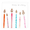 Card Colourful Candles